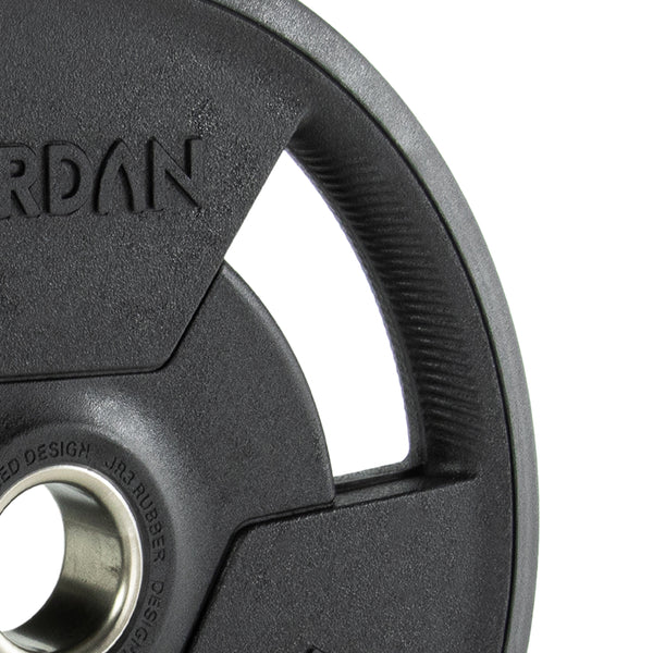 JORDAN® Rubber Tri-Grip Olympic Weight Plates - NEW DESIGN