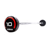 JORDAN® Fixed Barbells - Straight Bar Urethane (Red)