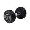 JORDAN® Rubber Dumbbells - Up to 70kg (Grey)