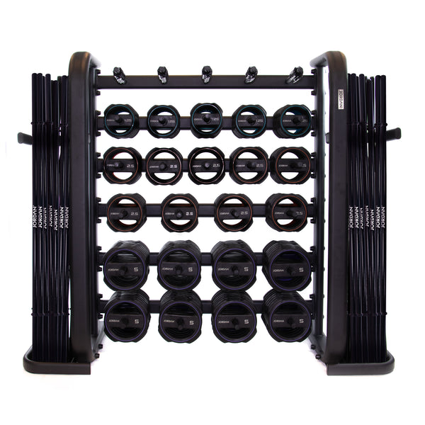 JORDAN® Ignite Pump X ™ Rubber Studio Barbell Sets & Plates