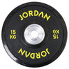 Black Urethane Competition Plate - Coloured Text Jordan Fitness