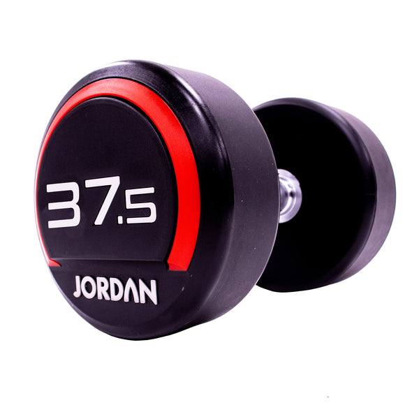Premium Urethane Dumbbells Jordan Fitness 37.5kg