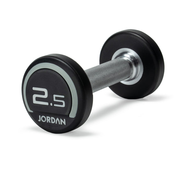 JORDAN Urethane Dumbbells - Up to 75kg (Grey)