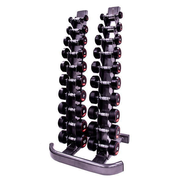 Jordan Fitness Vertical Dumbbell Rack Grey