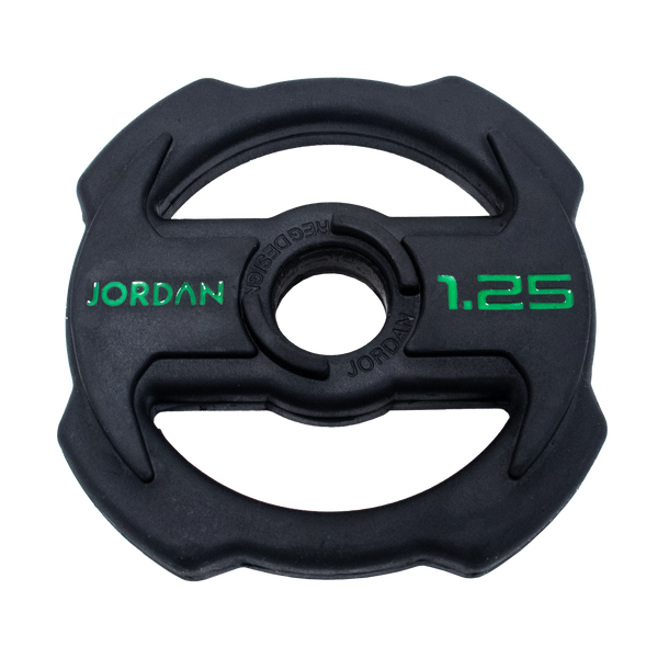SAVE 50%! JORDAN Ignite V2 Rubber Studio Barbell Plates 1.25kg (Discontinued)