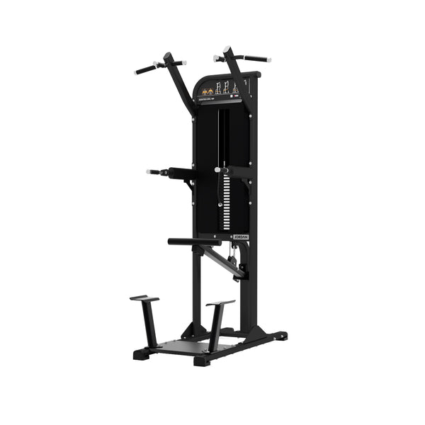 JORDAN Assisted Chin/Dip Station - 100kg Weight Stack