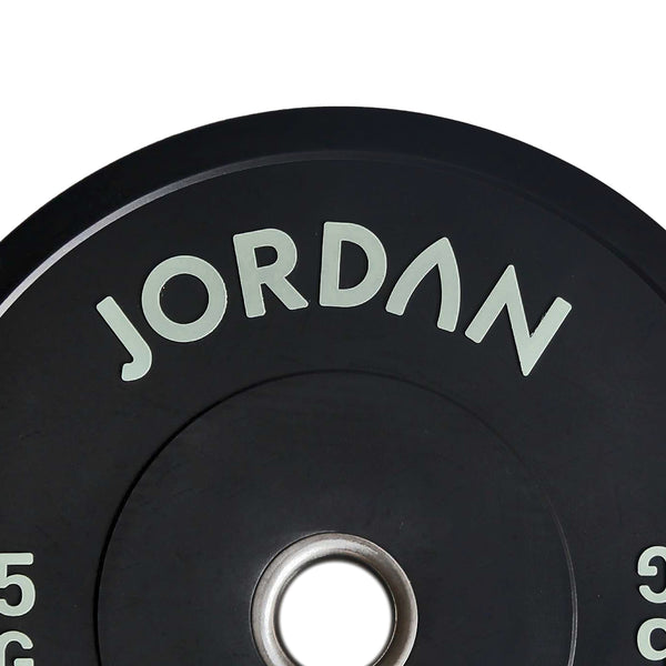 JORDAN® Black Rubber Bumper Weight Plates - NEW DESIGN