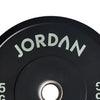 JORDAN® Black Rubber Bumper Weight Plates - NEW DESIGN