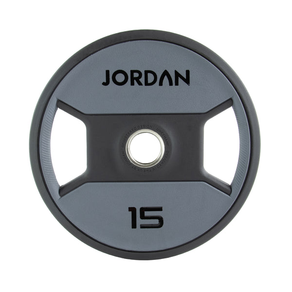 JORDAN® Urethane Dual Grip Olympic Plates - NEW DESIGN