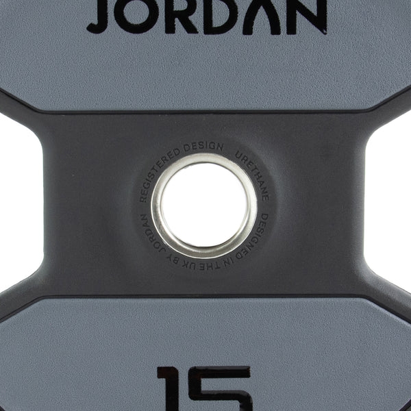 JORDAN® Urethane Dual Grip Olympic Plates - NEW DESIGN