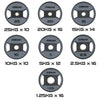 JORDAN® Urethane Dual Grip Olympic Plates - NEW DESIGN