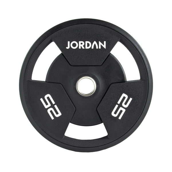 JORDAN® Urethane Tri-Grip Olympic Plates - NEW DESIGN
