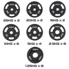 JORDAN® Urethane Tri-Grip Olympic Plates - NEW DESIGN