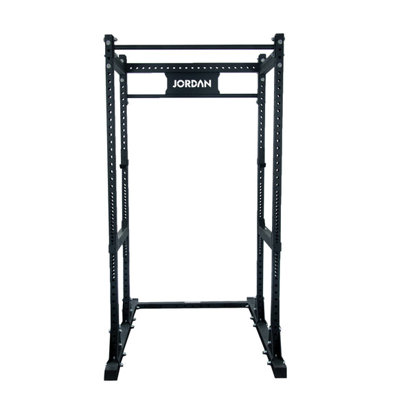 JORDAN® HELIX Freestanding Power Rack [LTR] with J-Hooks & Safety Bar