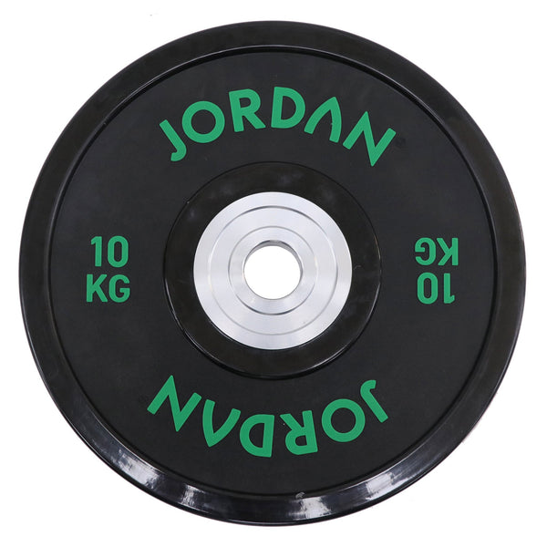 Black Urethane Competition Plate - Coloured Text Jordan Fitness