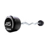 JORDAN® Urethane Barbells - Curl Bars (Grey) CLEARANCE