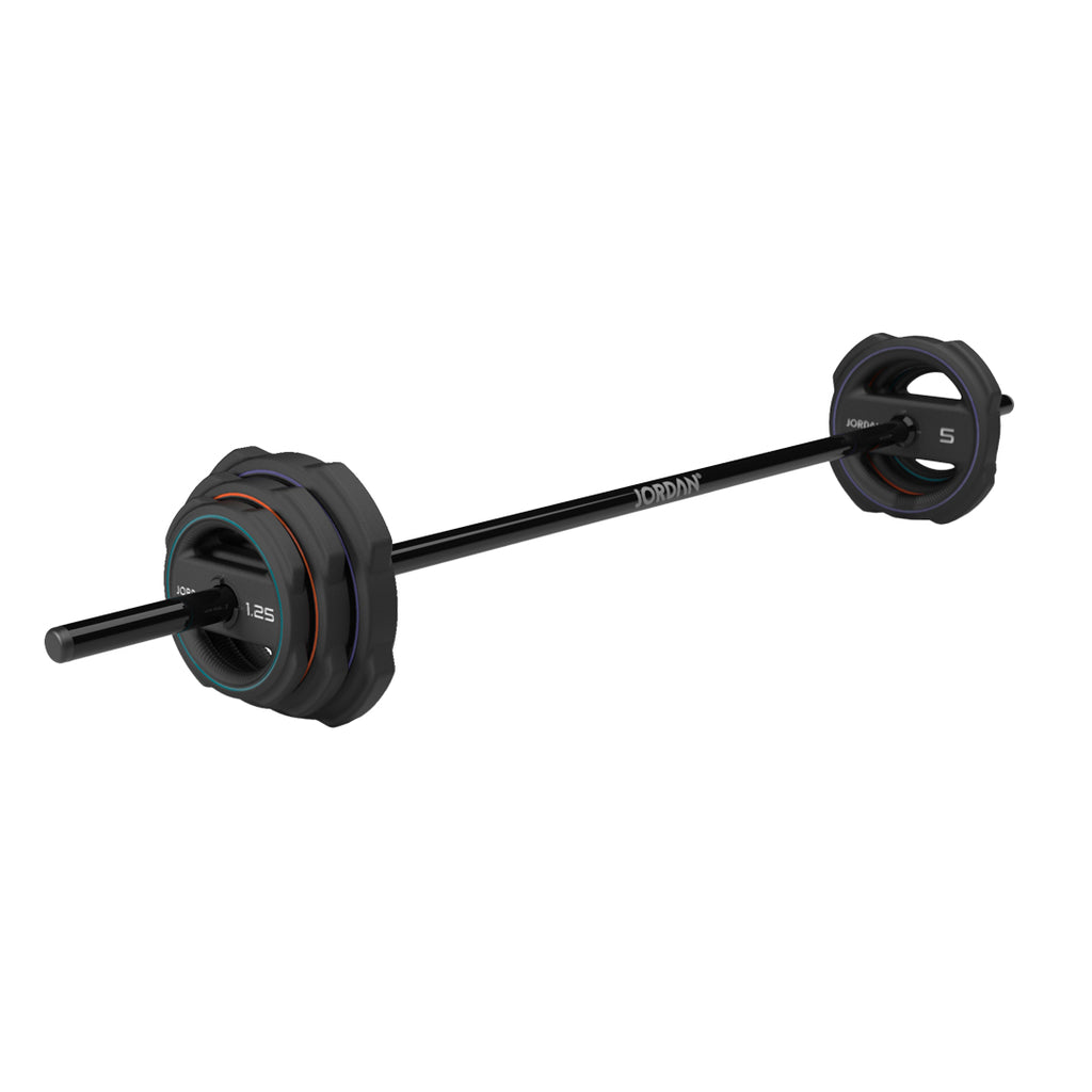 JORDAN® Ignite Pump X ™ Rubber Studio Barbell Sets Plates