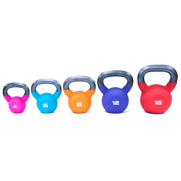 Neoprene Covered Kettlebell Jordan Fitness 