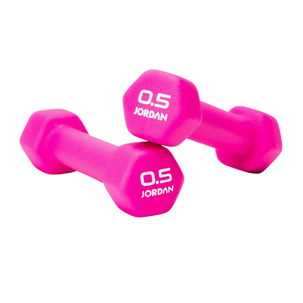 JORDAN Neoprene Studio Hex Dumbbells