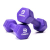 JORDAN® Neoprene Studio Hex Dumbbells