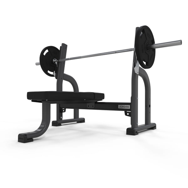 Olympic Flat Bench Jordan Fitness Grey