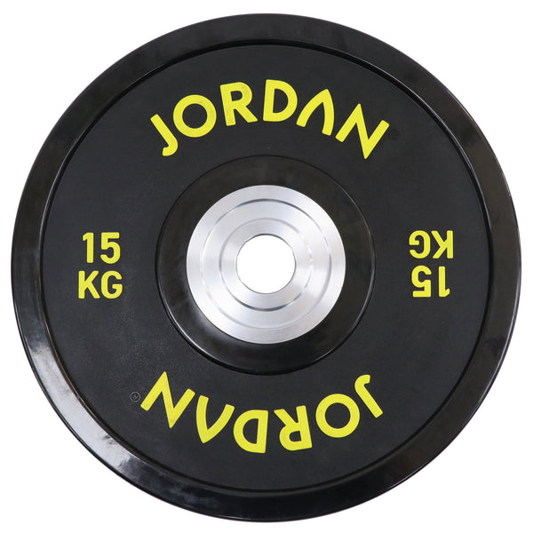 Black Urethane Competition Plate - Coloured Text Jordan Fitness