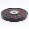 Black Urethane Competition Plate - Coloured Text Jordan Fitness