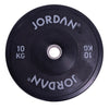 HG Black Rubber Bumper Plates Jordan Fitness 10kg