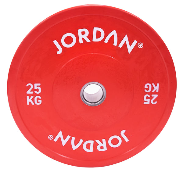 HG Coloured Rubber Bumper Plates Jordan Fitness 25kg