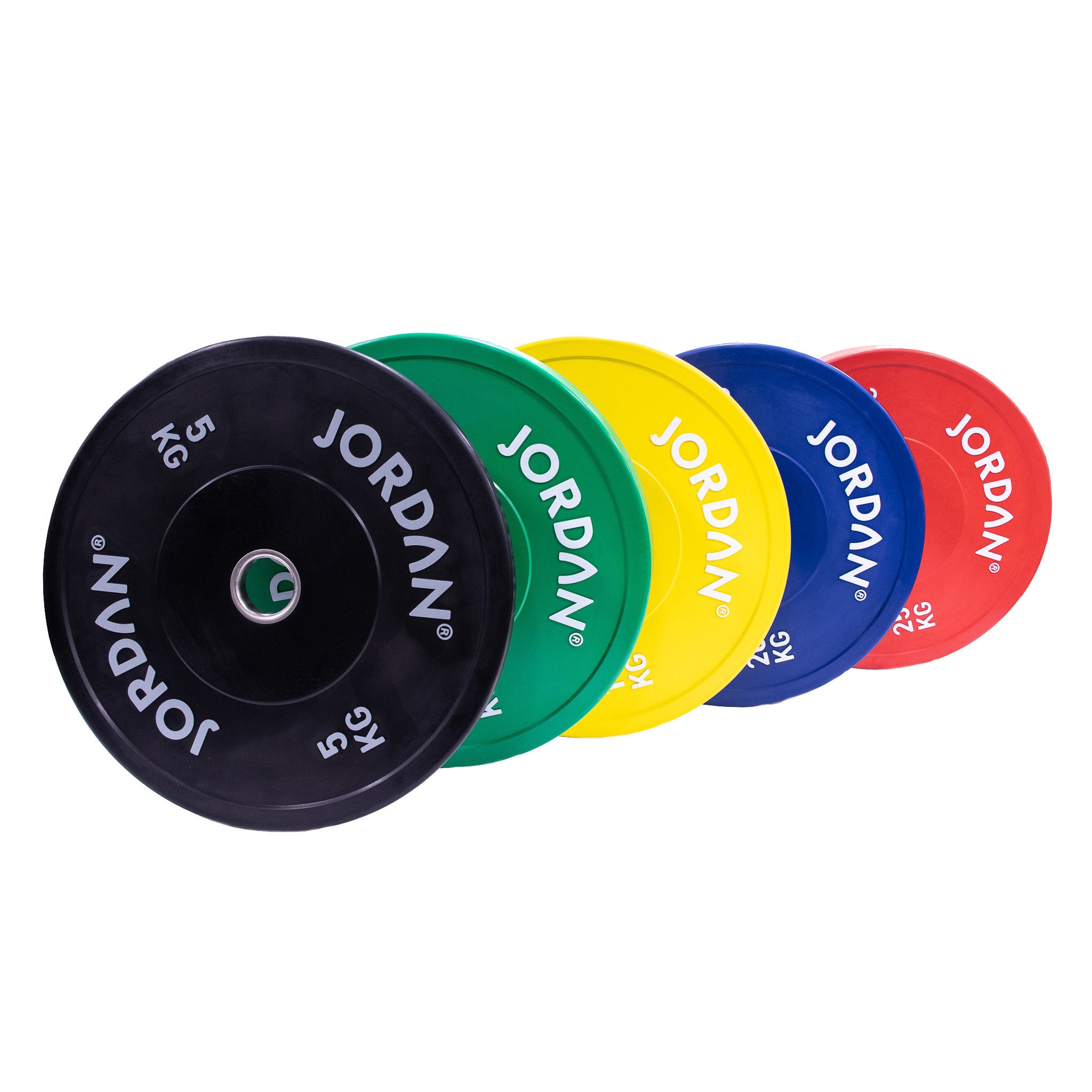 JORDAN HG Coloured Rubber Bumper Weight Plates