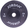 HG Coloured Rubber Bumper Plates Jordan Fitness 5kg