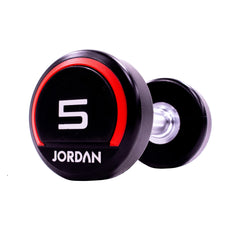 JORDAN® Urethane Dumbbells - Up to 75kg (Red)