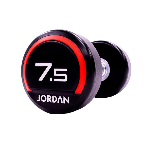 Premium Urethane Dumbbells Jordan Fitness 7.5kg