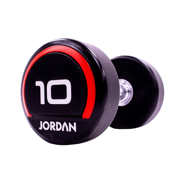 Premium Urethane Dumbbells Jordan Fitness 10kg