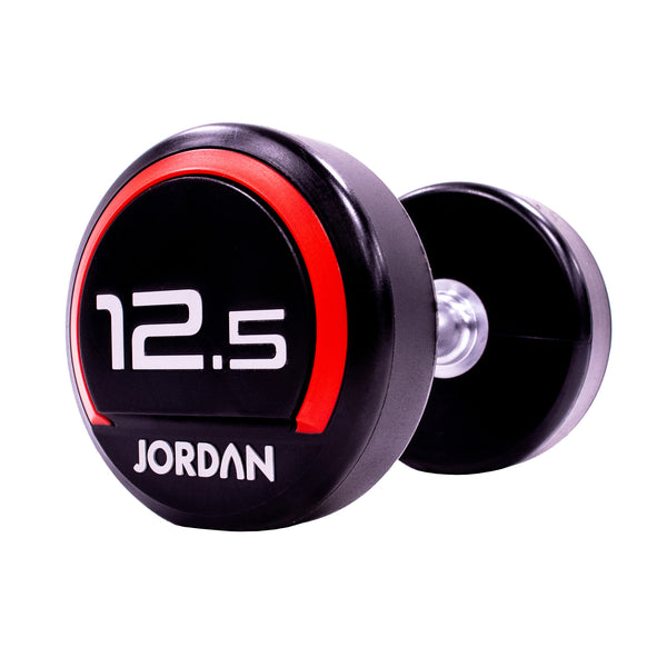 Premium Urethane Dumbbells Jordan Fitness 12.5kg