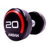 Premium Urethane Dumbbells Jordan Fitness 20kg