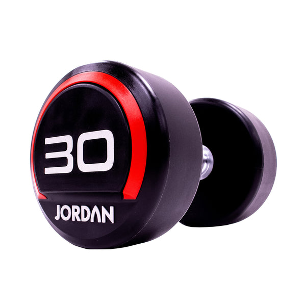 Premium Urethane Dumbbells Jordan Fitness 30kg