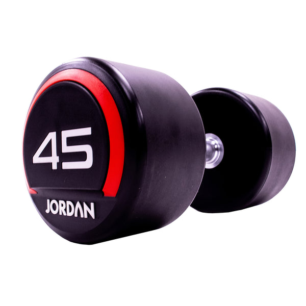 Premium Urethane Dumbbells Jordan Fitness 45kg