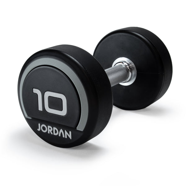 JORDAN Urethane Dumbbells - Up to 75kg (Grey)
