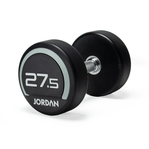 JORDAN® Urethane Dumbbells - Up to 75kg (Grey)