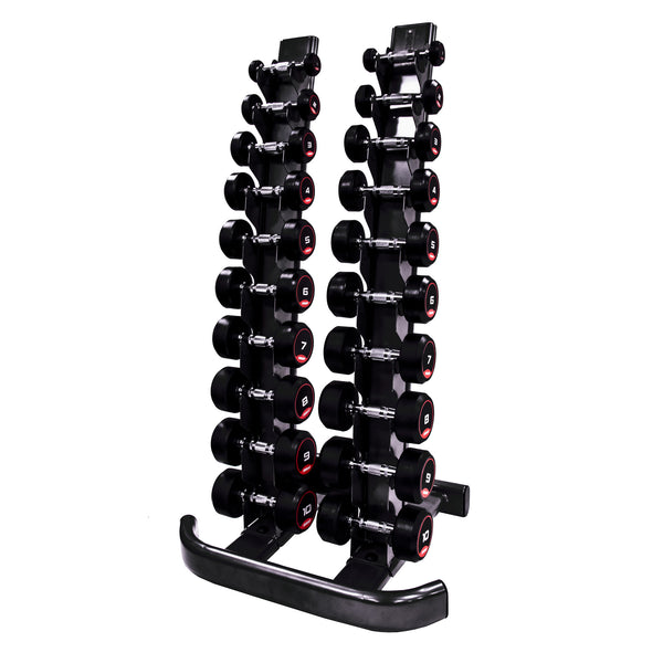 Jordan Fitness Vertical Dumbbell Rack Black