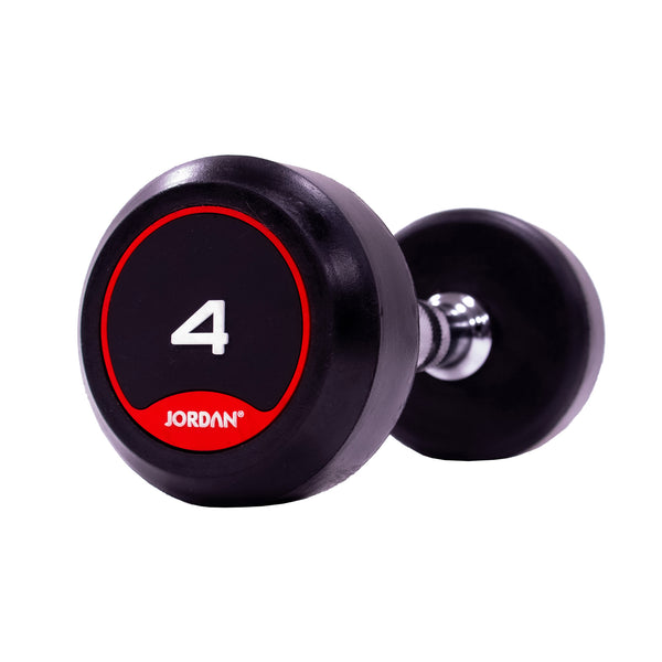 Classic Rubber Dumbbells Jordan Fitness