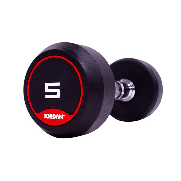 Classic Rubber Dumbbells Jordan Fitness