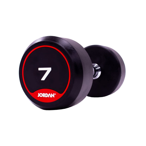 Classic Rubber Dumbbells Jordan Fitness