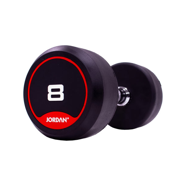 Classic Rubber Dumbbells Jordan Fitness