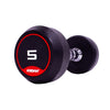 JORDAN® Rubber Dumbbells - Up to 70kg (Red)