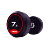 JORDAN® Rubber Dumbbells - Up to 70kg (Red)