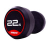 JORDAN® Rubber Dumbbells - Up to 70kg (Red)