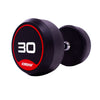 JORDAN Rubber Dumbbells - Up to 70kg (Red)