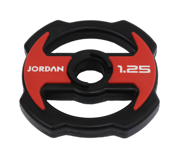 Ignite V2 Urethane Studio Barbell Sets and Plates (Red/Black) Jordan Fitness